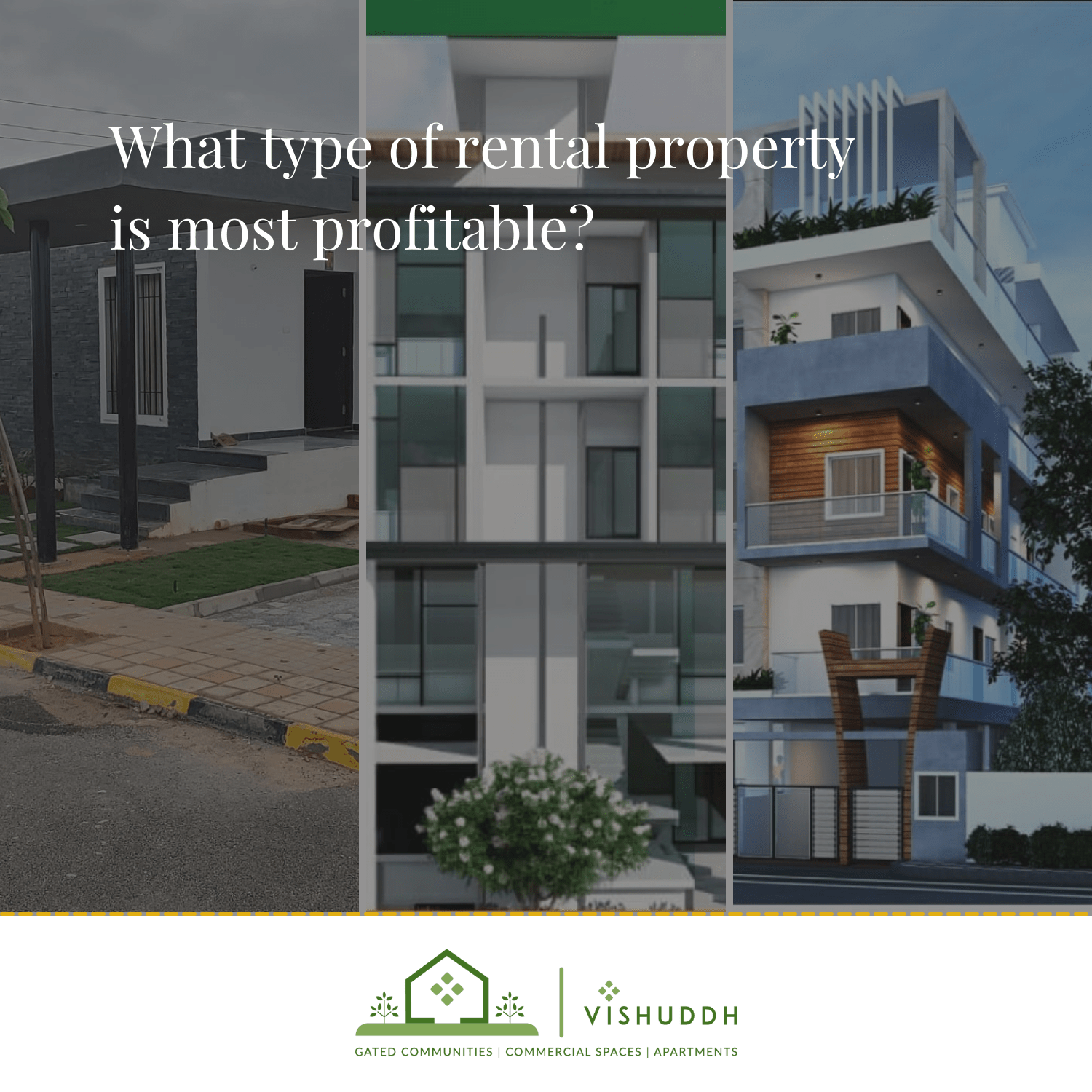 Best Rental Properties In Bangalore What type of rental property?